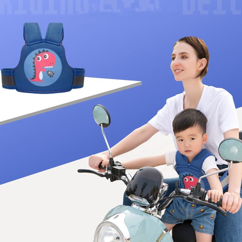 pQGNCute-Cartoon-Kids-Motorcycle-Bicycle-Bike-Safety-Seat-Belt-for-Children-Baby-Adjustable-Anti-drop-Protector